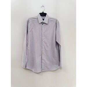 David Donahue button up long sleeve dress shirt size 15.5 32/33